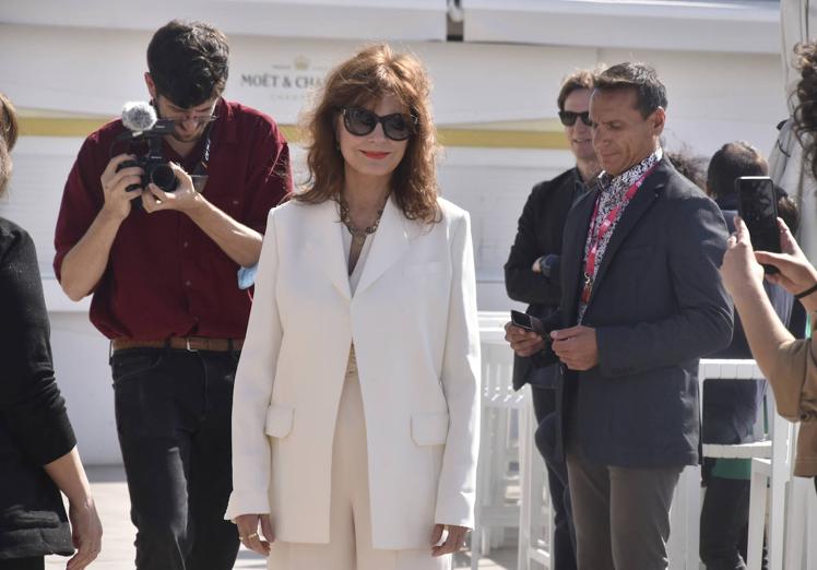 Susan Sarandon en Barcelona.