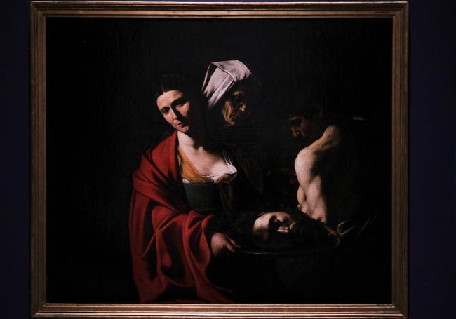 'Salomé con la cabeza del Bautista', uno de las cinco obras de Caravaggio que hay en España. Ó