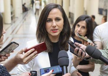 Belarra desdeña el anuncio del presidente y subraya que la ley «ya contempla» el aumento del parque público