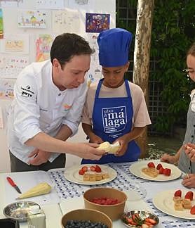 Imagen secundaria 2 - Unos 150 niños participaron en los talleres de cocina con chefs con estrella Michelin de todo el país. 