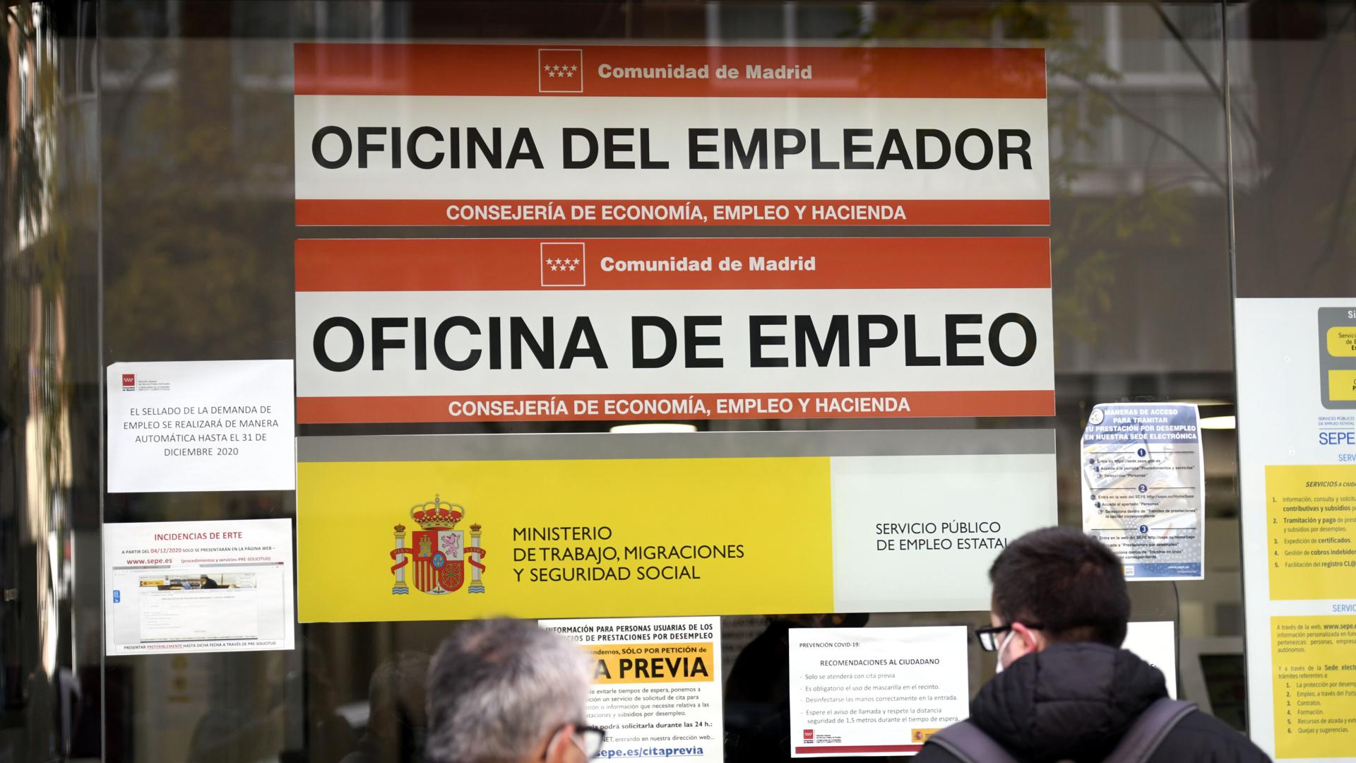 The unemployment rate in Spain in March doubles the European average