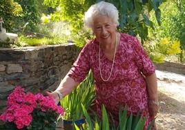 La candidata de Abuelas por Patones, Charito, de 99 años.