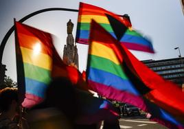 Manifestación en Bilbao por el Día Internacional del Orgullo LGTBI