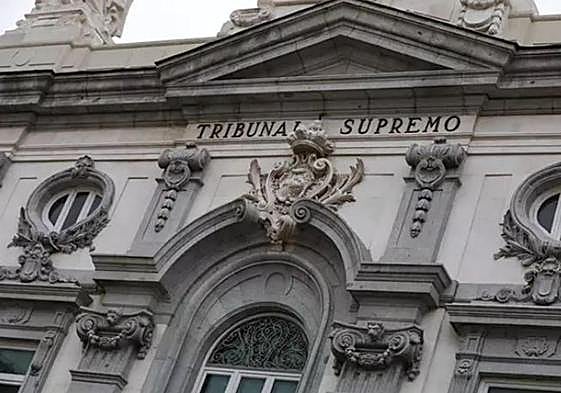 Fachada del edificio del Tribunal Supremo.