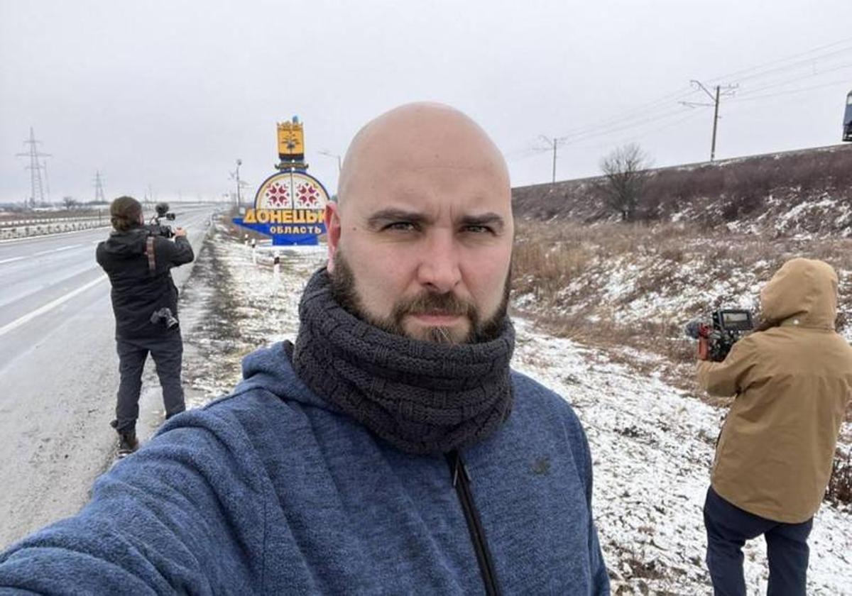 Pablo González, en la frontera de Polonia y Ucrania, antes de su detención