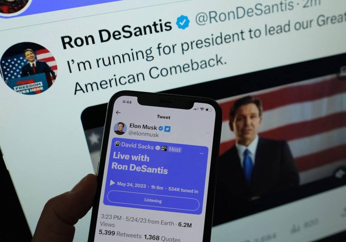 DeSantis se estrella en Twitter al presentar su campaña