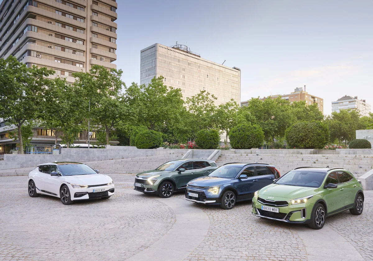 Familia de modelos electrificados de KIA