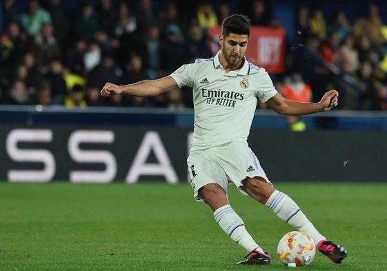 Asensio, durante un partido de la presente temporada.