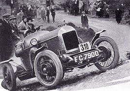 El Old Number One camino de la victoria en la Blue Hills Mine del Land's end Trial de 1925