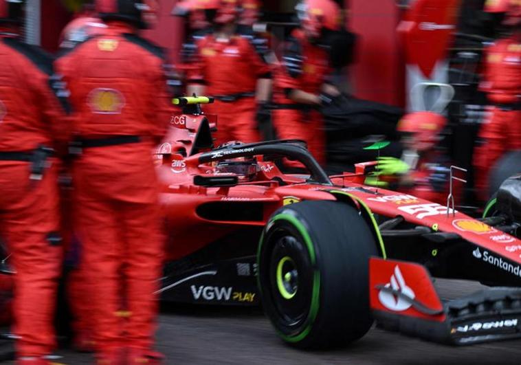 Carlos Sainz, frustrado: «Tiramos el dado y no ha salido»