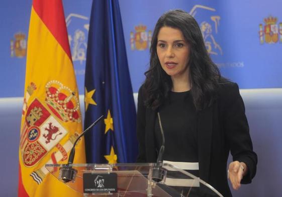 La exlíder de Ciudadanos, Inés Arrimadas