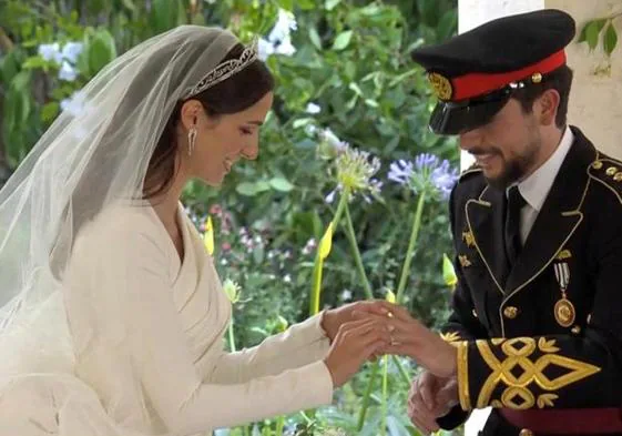 La boda de los futuros reyes de Jordania, en imágenes