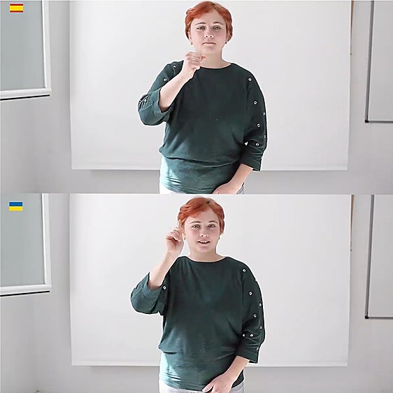 Polina, la lengua de signos también tiene fronteras