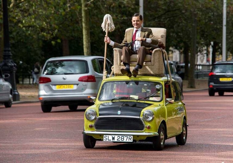 Mr. Bean reniega del coche eléctrico y muestra su enfado en la prensa británica