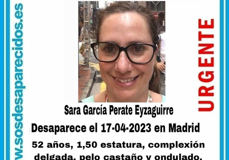 Buscan a la escritora Sara García Perate, desaparecida desde el 24 de abril