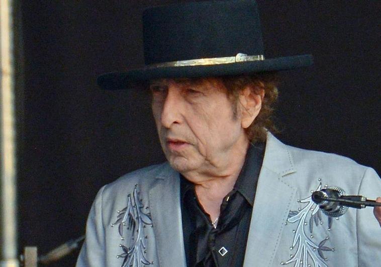 Bob Dylan. en uno de sus últimos conciertos.