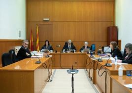 Imagen de la vista oral celebrada este viernes en la Audiencia de Barcelona.