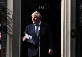 El ex primer ministro británico, Boris Johnson, en una imagen de archivo.