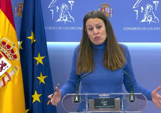 La diputada Mireia Vehí, en el Congreso.