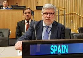 El actual embajador de España ante Naciones Unidas Agustín Santos Maraver