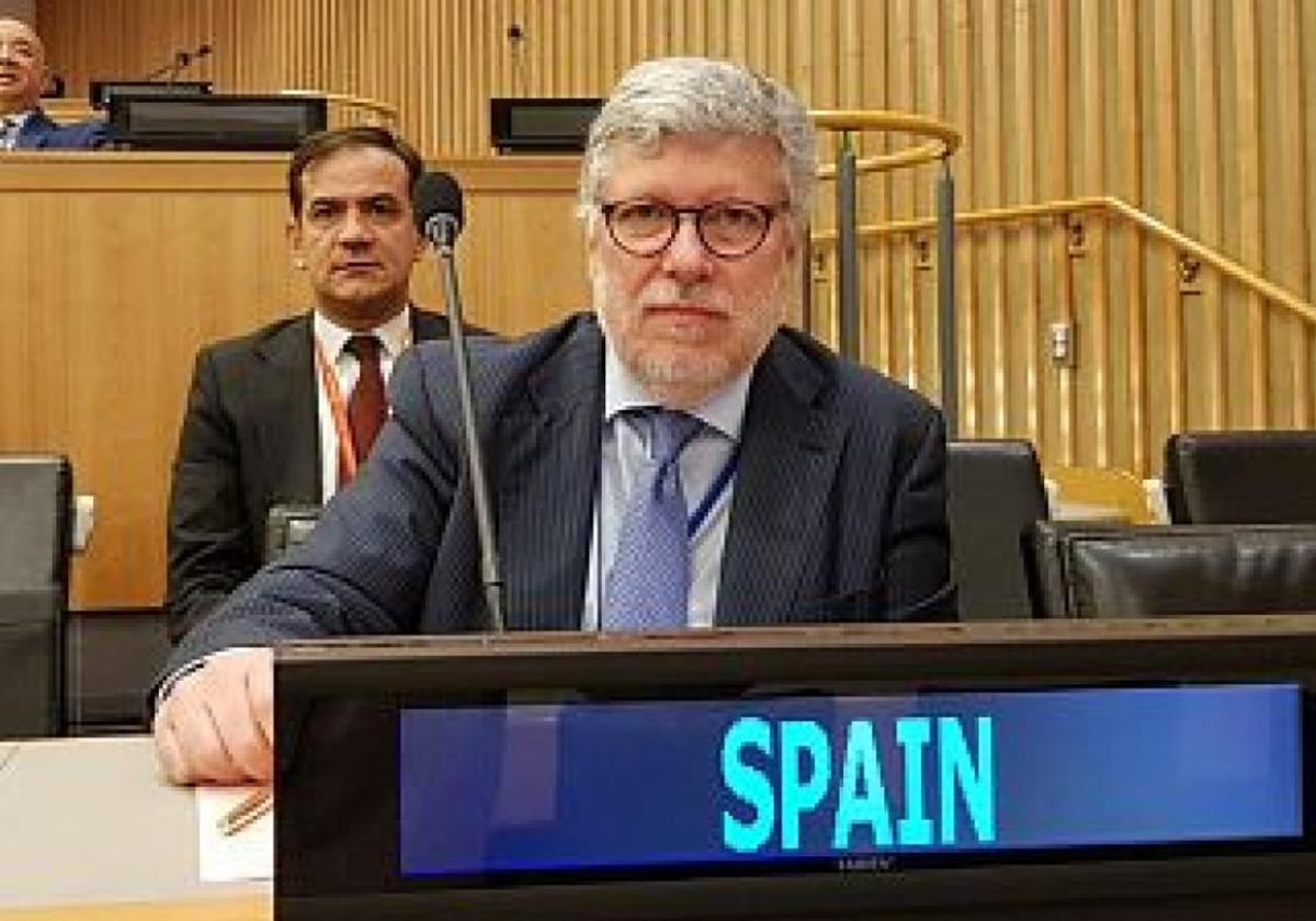 El actual embajador de España ante Naciones Unidas Agustín Santos Maraver