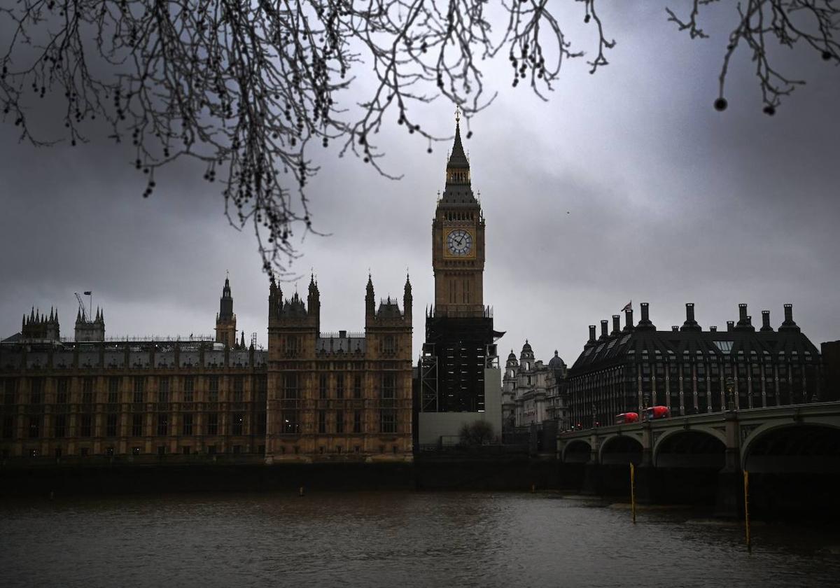 Vista del Parlamento británico