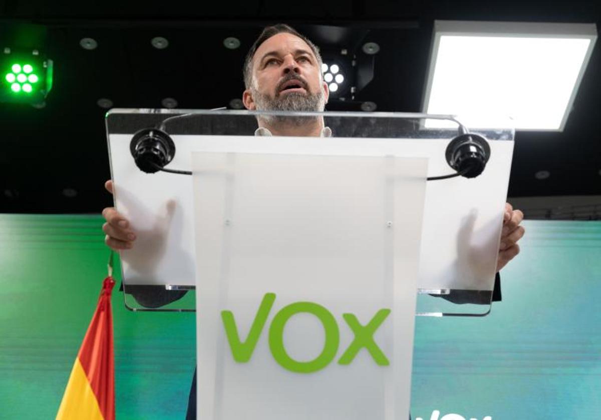 Santiago Abascal, presidente del PP