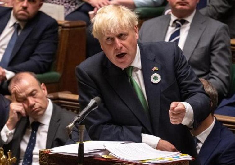Johnson mintió al Parlamento británico sobre el 'partygate'