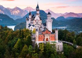 El castillo de Neuschwanstein en el Estado federado de Baviera
