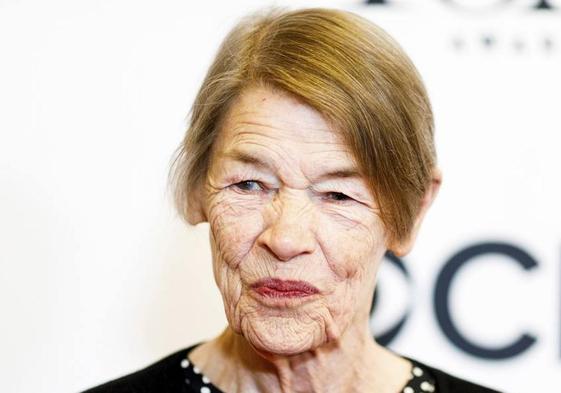 La actriz Glenda Jackson fotografiada en 2018.