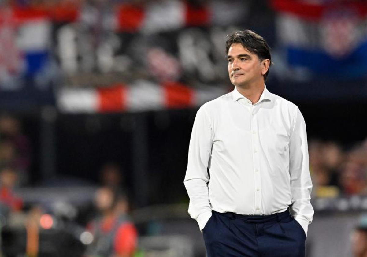 Zlatko Dalic, seleccionador de Croacia.