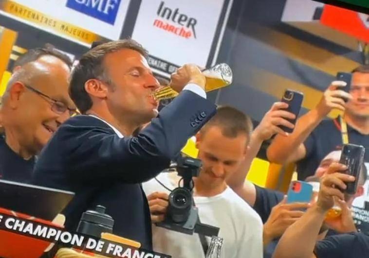 El mal trago de Macron