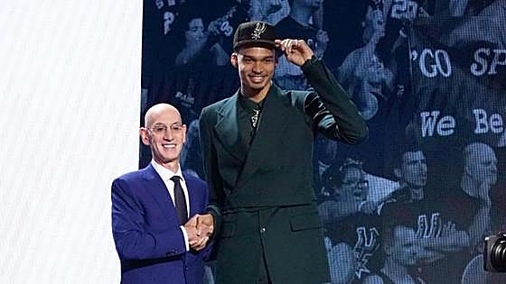Victor Wembanyama, número 1 del Draft por los San Antonio Spurs