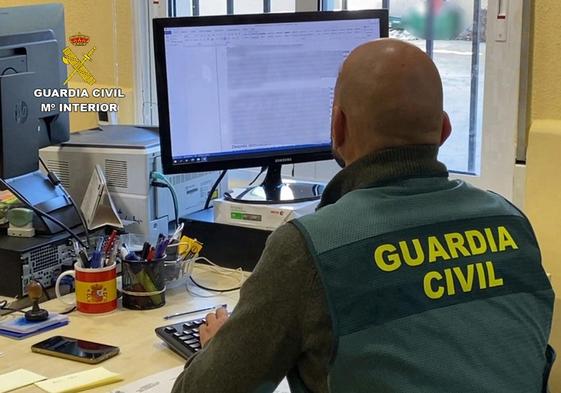 Un agente de la Guardia Civil.