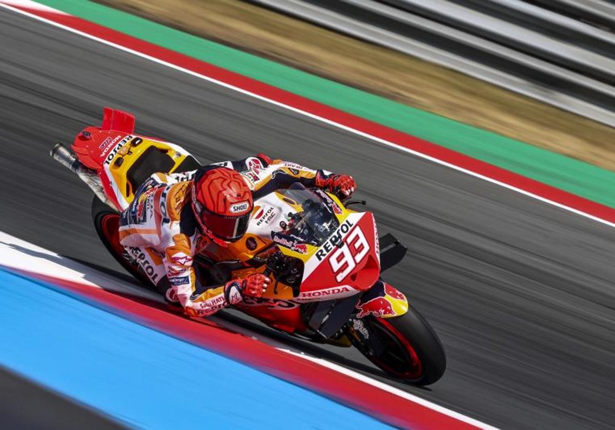 marc Márquez, en Assen.