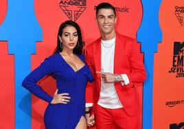 Georgina Rodríguez y Cristiano Ronaldo.