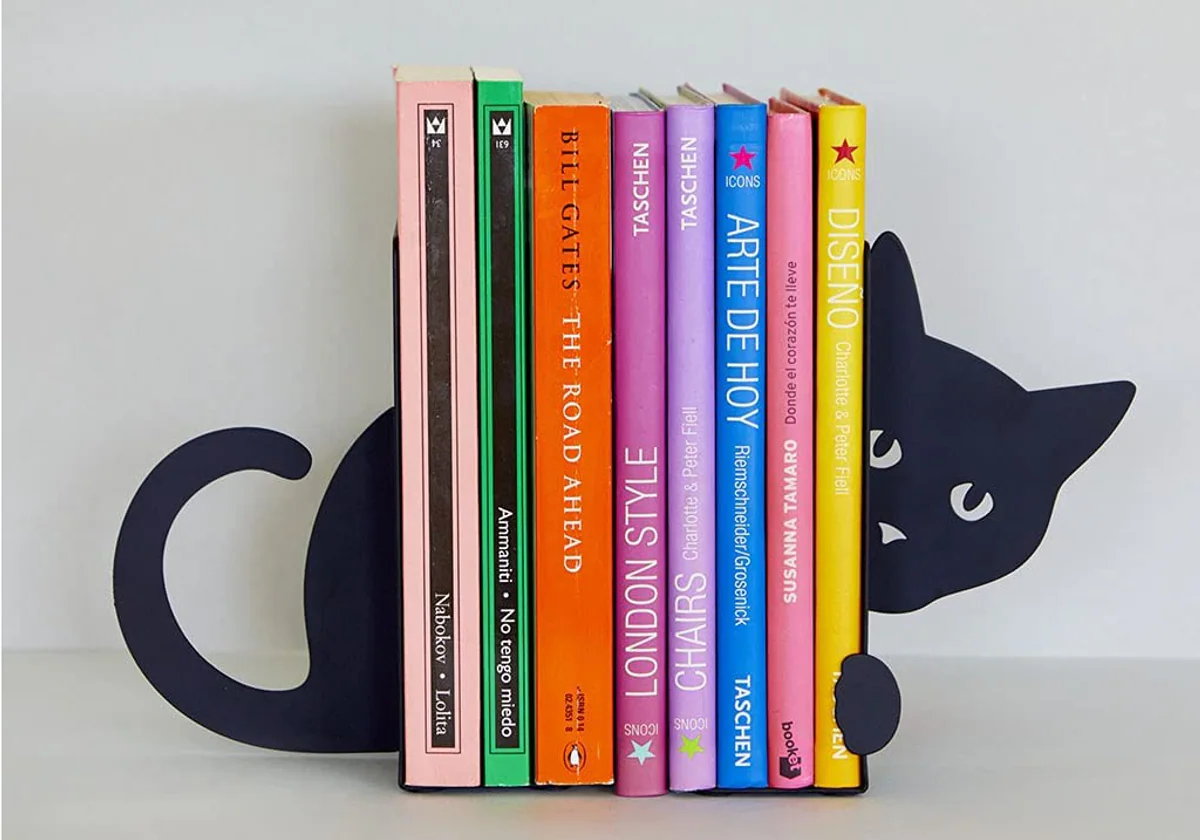 10+ Sujetalibros originales para ordenar tus libros con estilo