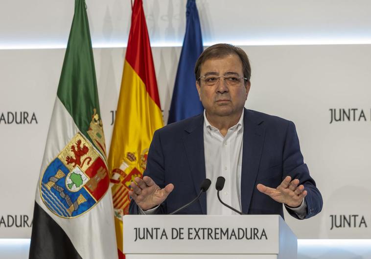 El pleno de investidura de Fernández Vara será el 5 de julio
