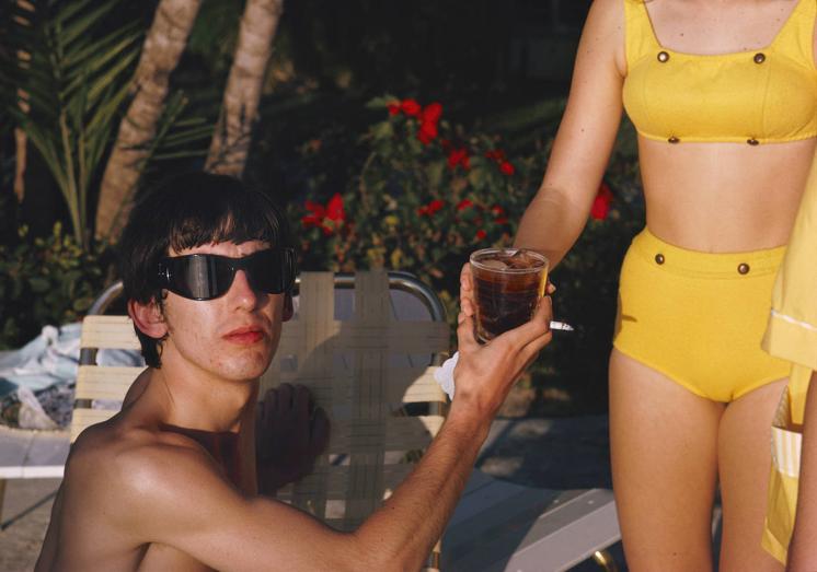 George Harrison, en Miami Beach. Es la foto favorita de McCartney de esta época.