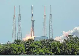 Lanzamiento exitoso de la nave espacial 'Euclid', en Florida.