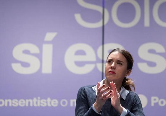 Irene Montero, ministra de Igualdad