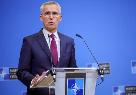 Jens Stoltenberg, durante una comparecencia en Bruselas.