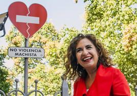 La cabeza de lista del PSOE en Sevilla, María Jesús Montero.