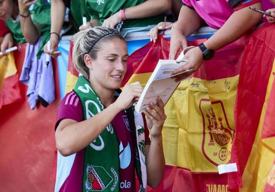 La centrocampista de la selección española de fútbol femenino, Alexia Putellas