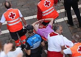 El cuarto encierro de San Fermín, en imágenes