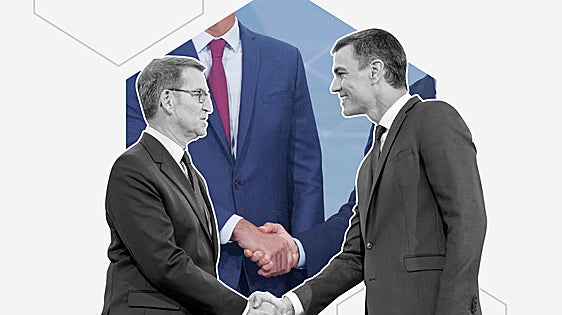 Lo que dijeron los gestos de Sánchez y Feijóo en el debate