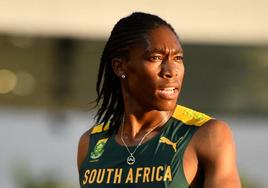 Caster Semenya, durante una competición disputada en 2022.