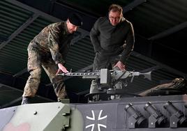 Soldados ucranianos reciben entrenamiento en vehículos de combate de infantería alemanes