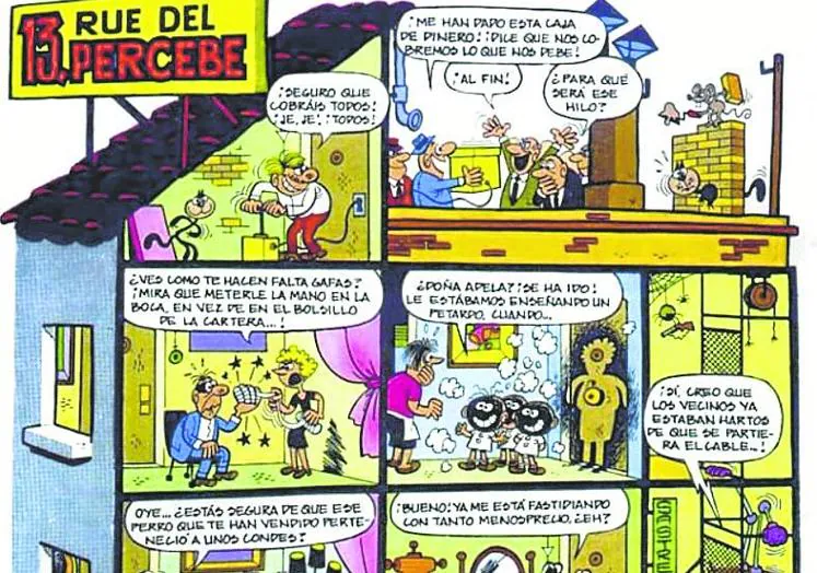 Una de las viñetas de la popular '13, Rue del Percebe'.