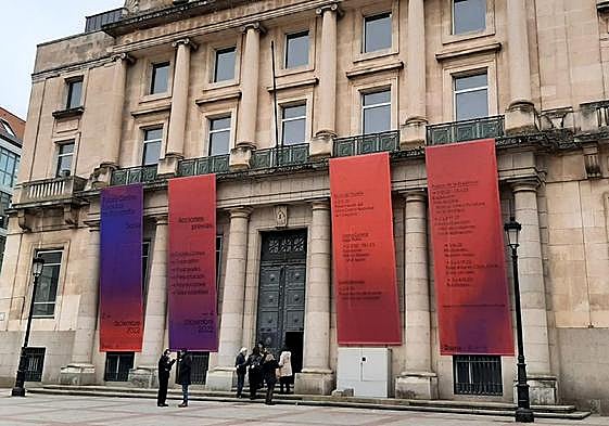 Una imagen de la antigua sede del Banco de España en Soria.